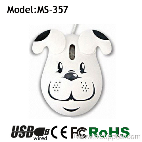 Cute Dog Shape Gift Mouse For Animal Shaped Mouse